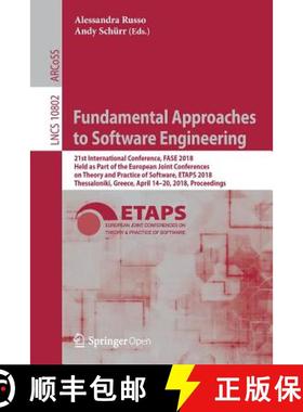 【3-4周达】Fundamental Approaches to Software Engineering: 21st International Conference, FASE 2018, ... [9783319893624]