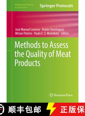 【3-4周达】Methods to Assess the Quality of Meat Products [9781071620014]