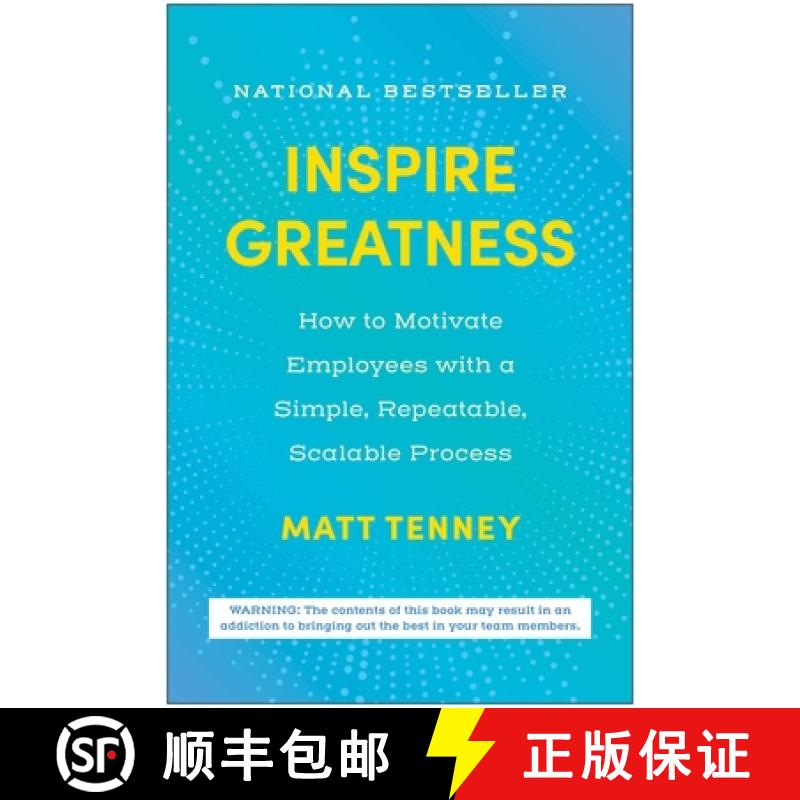【3-4周达】Inspire Greatness: How to Motivate Employees with a Simple, Repeatable, Scalable Process [9781637745076]