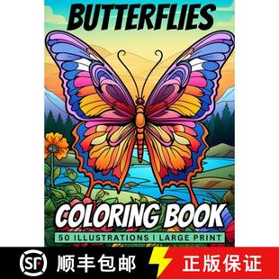 Butterflies 9786249320260 Print Pages 4周达 Book Coloring Large 448; Stunning
