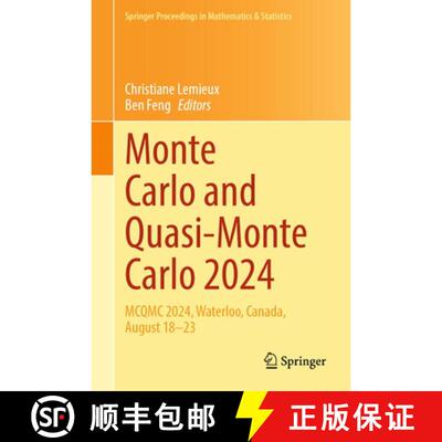 【3-4周达】精装 Monte Carlo and Quasi-Monte Carlo 2024: MCQMC 2024, Waterloo, Canada, August 18–23 [9783032105899]