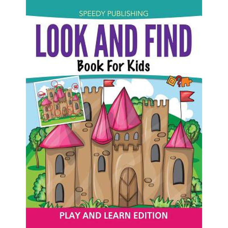 【4周达】look and find book for kids: play and learn edition
