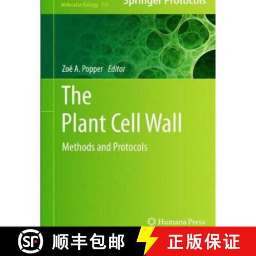 【3-4周达】The Plant Cell Wall Methods and Protocols [9780359580996]