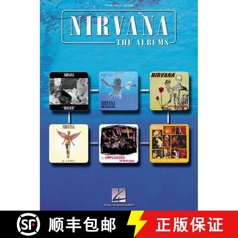【3-4周达】Nirvana - The Albums [9780634013188]