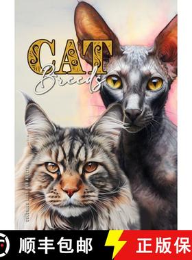 【3-4周达】Cat Breeds Coloring Book for Adults: Cats Coloring Book for Adults | Grayscale Cats Colori... [9783758430862]