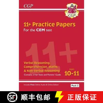 New 11+ CEM Practice Papers: Ages 10-11 - Pack 2 (with Parents' Guide & Online Edition) [9781789082173]