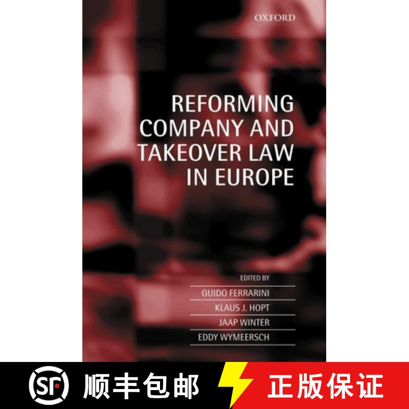 【3-4周达】Reforming Company and Takeover Law in Europe [9780199273805]