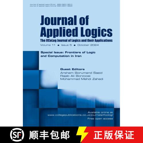 【3-4周达】Journal of Applied Logics. The IfCoLog Journal of Logics and their Applications. Volume 15... [9781848904699]