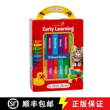 预订 My Little Library: Early Learning - First Words (12 Board Books & Downloadable App!) [9781640309982]