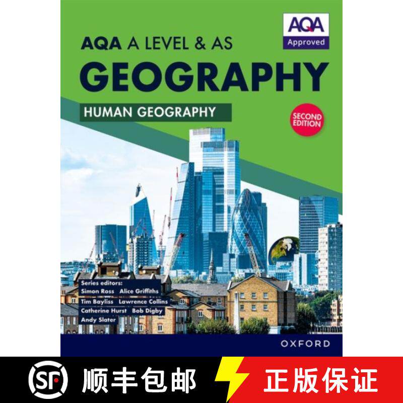 【3-4周达】AQA A Level & AS Geography: Human Geography second edition Student Book [9781382047142]