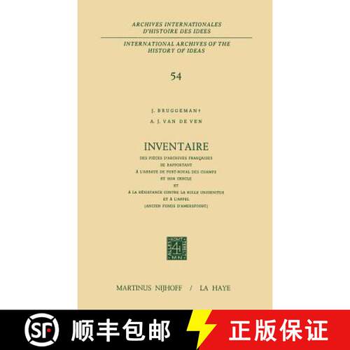 【3-4周达】精装 Inventaire des pièces d'archives françaises se rapportant à l'Abbaye de Port-Royal... [9789024751228]