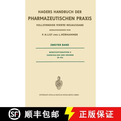 【3-4周达】Hagers Handbuch der Pharmazeutischen Praxis: Für Apotheker, Arzneimittelhersteller, Ärzt... [9780387045115]