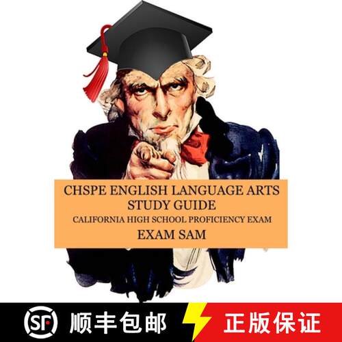 【3-4周达】CHSPE English Language Arts Study Guide: 575 California High School Proficiency Exam Readi... [9781949282597]