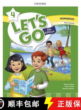 【3-4周达】Lets Go Level 4 Workbook with Online Practice 5th Edition [9780194049634]