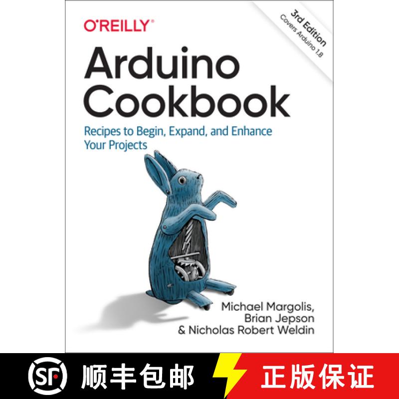 【2-3周达】Arduino Cookbook: Recipes to Begin, Expand, and Enhance Your Projects [9781491903520]