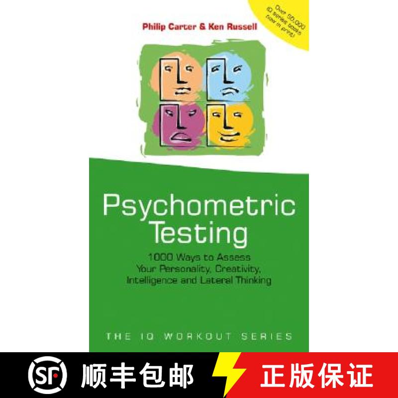 【2-3周达】Psychometric Testing - 1000 Ways To Assess Your Personality, Creativity, Intelligence & La... [9780471523765]