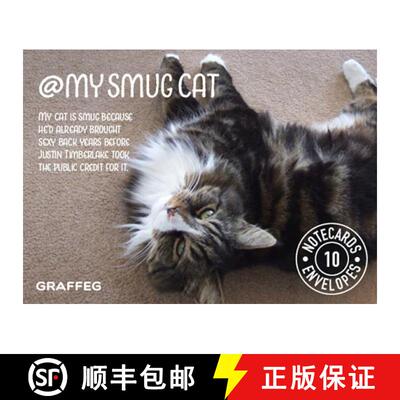 预订 My Smug Cat Notecards: 10 Cards and Envelopes [9781909823860]