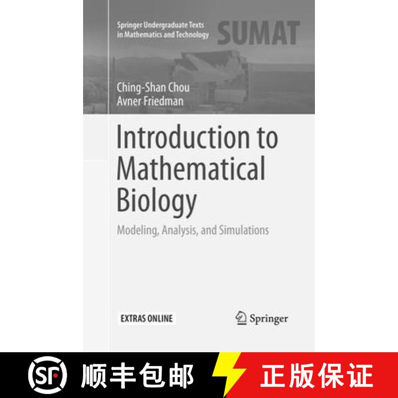 【3-4周达】Introduction to Mathematical Biology: Modeling, Analysis, and Simulations [9783319806143]