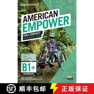 【3-4周达】American Empower Intermediate/B1+ Full Contact with Digital Pack [9781108859516]