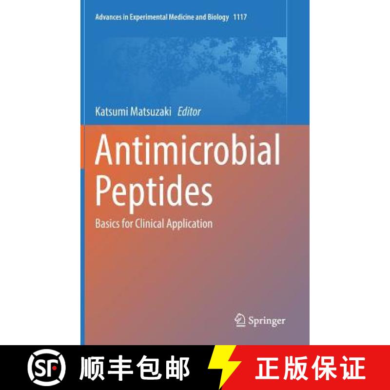 【3-4周达】Antimicrobial Peptides : Basics for Clinical Application [9789811335877]