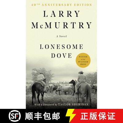 【3-4周达】Lonesome Dove: A Novel [9781439195260]