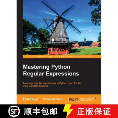 预订 Mastering Python Regular Expressions [9781783283156]