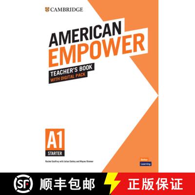 【3-4周达】American Empower Starter/A1 Teacher's Book with Digital Pack [9781108818339]