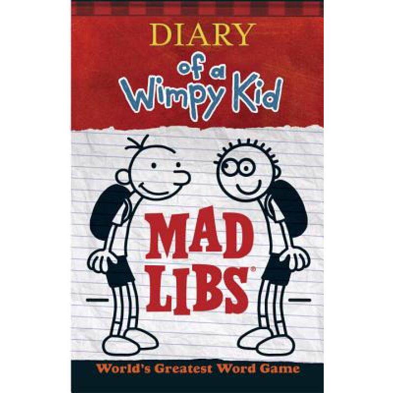 预订 diary of a wimpy kid mad libs: world. [9780843183535]