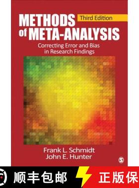 【3-4周达】Methods of Meta-Analysis: Correcting Error and Bias in Research Findings (Third Edition) [9781452286891]