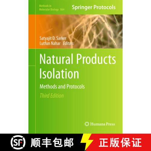 【3-4周达】精装 Natural Products Isolation: Methods and Protocols (3rd ed. 2012) [9781617796234]