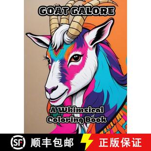 Goat Galore Book 9798869025517 Coloring 4周达 Whimsical