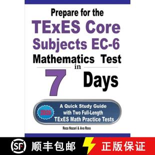 【3-4周达】Prepare for the TExES Core Subjects EC-6 Mathematics Test in 7 Days: A Quick Study Guide w... [9781646128334]