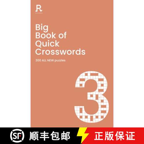【3-4周达】Big Book of Quick Crosswords Book 3 NEW EDITION: a bumper crossword book for adults contai... [9781913602741]