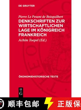 预订 Denkschriften Zur Wirtschaftlichen Lage Im Königreich Frankreich [9783112728185]