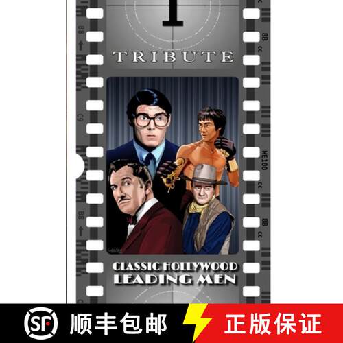 【3-4周达】Tribute: Classic Hollywood Leading Men: John Wayne, Christopher Reeve, Bruce Lee and Vince... [9781954044296]