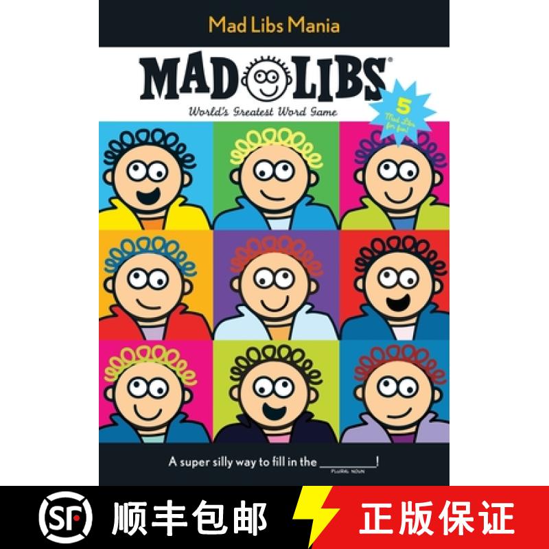 【3-4周达】Mad Libs Mania: World's Greatest Word Game [9780843182897]