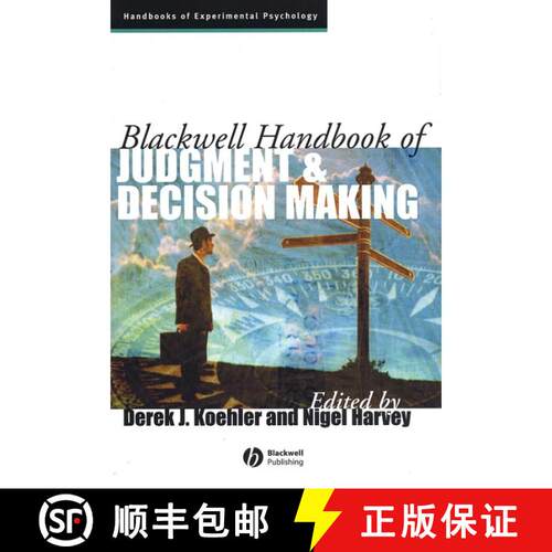 【3-4周达】精装 Blackwell Handbook Of Judgment And Decision Making [Wiley心理学] [9781405107464]