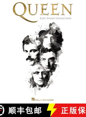 【3-4周达】Queen - Easy Piano Collection 10 Classic Rock Songs for Beginners and Intermediate Pianist... [9781495006289]