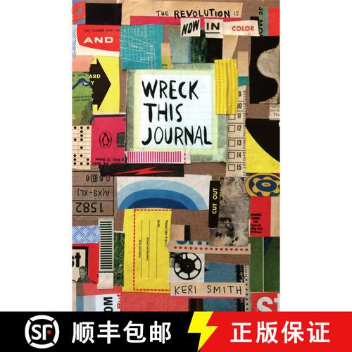 【3-4周达】Wreck This Journal: Now in Color [9780143131663]