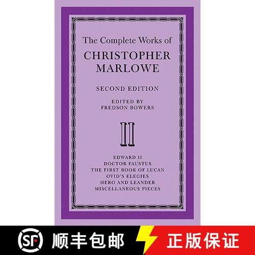 【3-4周达】Complete Works of Christopher Marlowe: Volume 2, Edward II, Doctor Faustus, The First Book... [9780521090438]