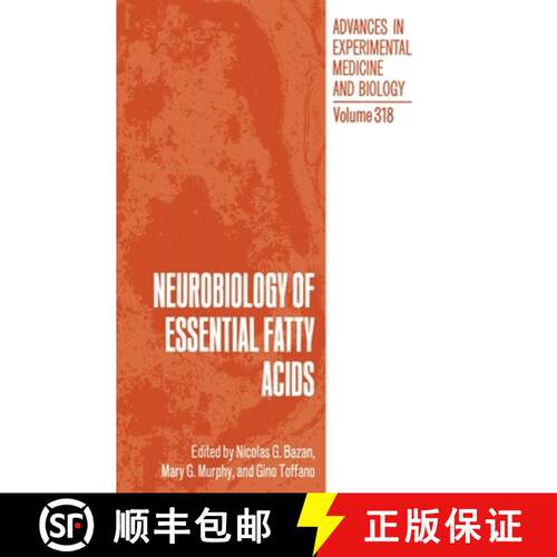【3-4周达】精装 Neurobiology of Essential Fatty Acids: Proceedings of a Symposium Held in Palm Cove, ... [9780306442339]