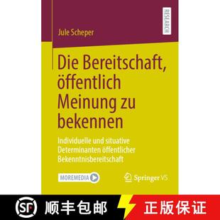 Die 9783658445591 Determinant... bekennen 4周达 Individuelle öffentlich Bereitschaft situative Meinung und