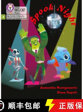 【3-4周达】Big Cat Phonics for Little Wandle Letters and Sounds Revised - Spook Night: Phase 4 [9780008504588]