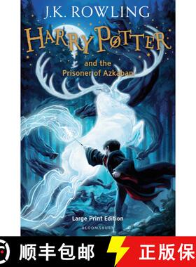 【3-4周达】Harry Potter and the Prisoner of Azkaban: Large Print Edition [9780747560777]