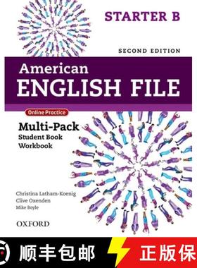 预订 American English File 2e Starter B Multipack 2019 [9780194796408]