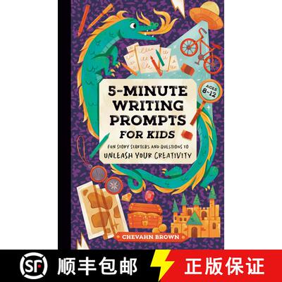 【3-4周达】5-Minute Writing Prompts for Kids: Fun Story Starters and Questions to Unleash Your Creati... [9798217151332]