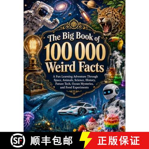 【3-4周达】The Big Book of 100 000 Weird Facts: A Fun Learning Adventure Through Space, Animals, Scie... [9789269119470]