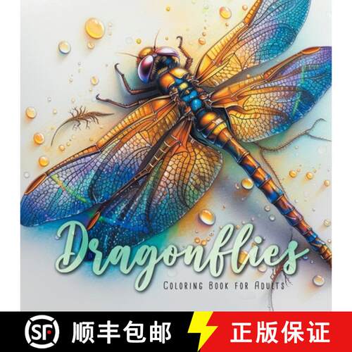 【3-4周达】Dragonflies Coloring Book for Adults: Dragonfly Coloring Book for Adults|zentangle Dragonf... [9783758466793]