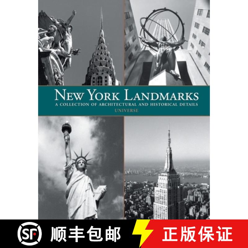 【3-4周达】New York Landmarks: A Collection of Architectural and Historical Details [9780789322234]