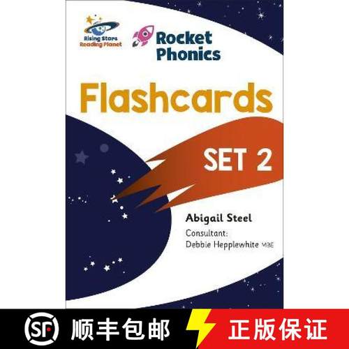 【3-4周达】Reading Planet: Rocket Phonics - Flashcards - Set 2 [9781398327542]
